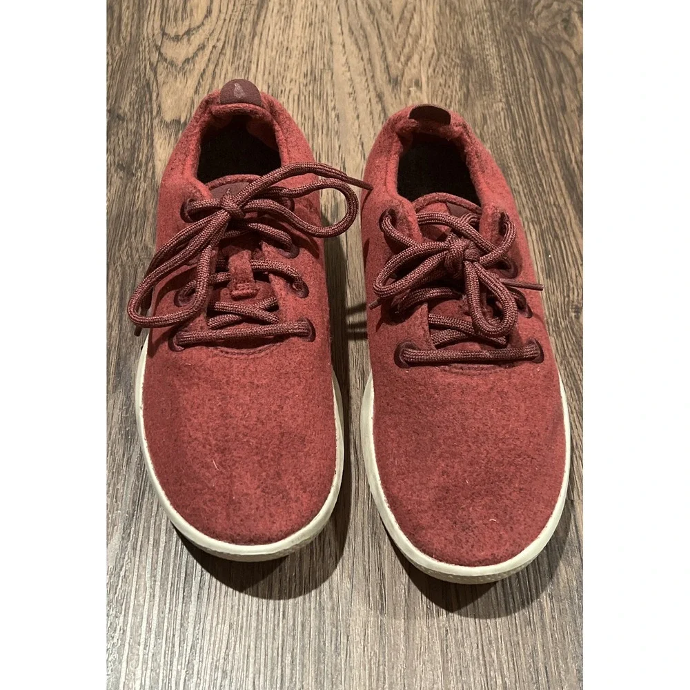 Allbirds Wool Runners Women's Size 9 US Burgundy Running Walking Sneakers Shoes